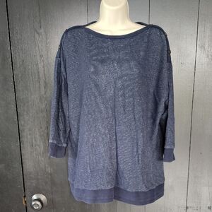 💙 Ralph Lauren Navy Blue Long Sleeve Top 2X